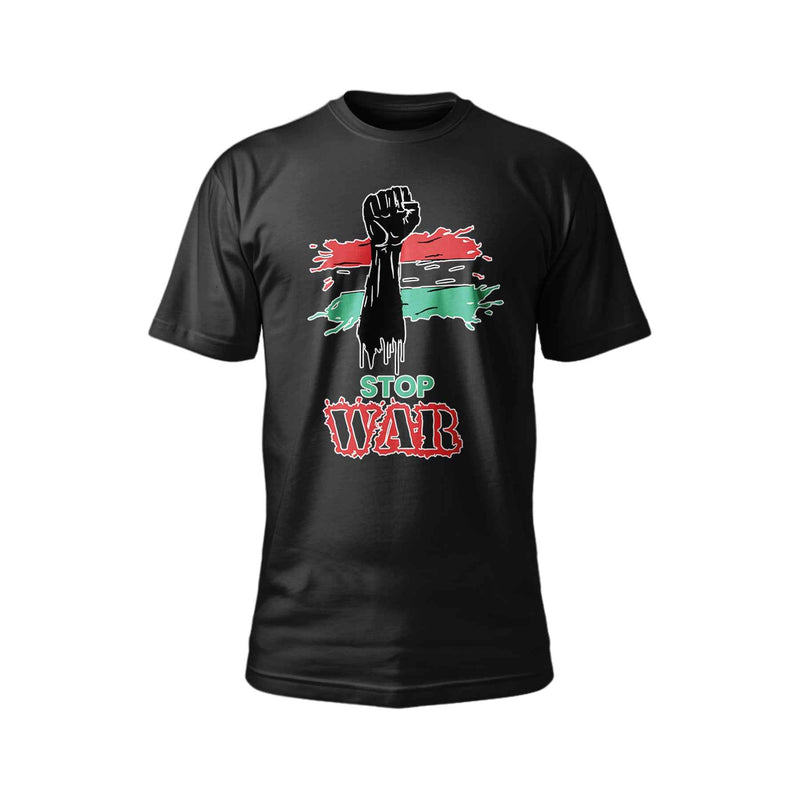Stop War Graphic T-Shirt | Bold Activist Tee | Unisex Cotton T-Shirt