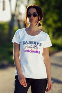Always Believe in the Impossible: Inspirational T-Shirt Design - urban360
