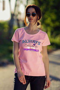 Always Believe in the Impossible: Inspirational T-Shirt Design - urban360