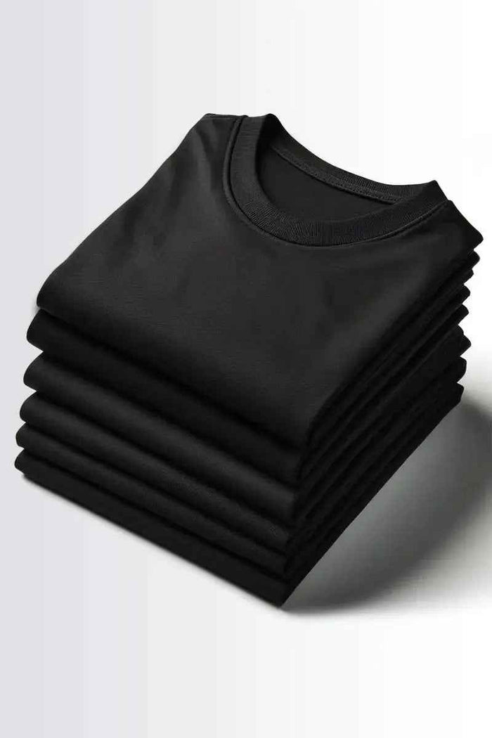 Round Neck T-Shirt - Pack of 6