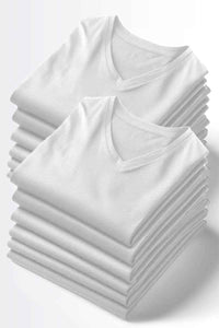 V Neck T-Shirt - Pack of 12